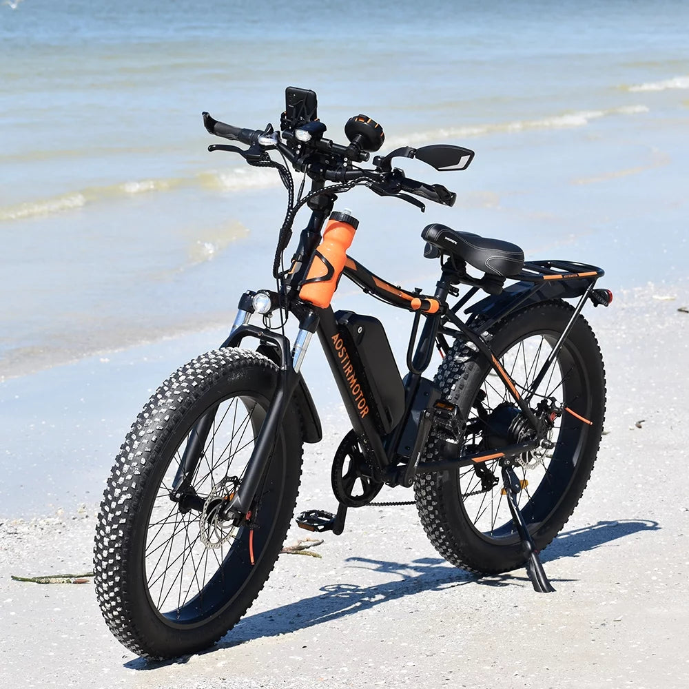 48V 13AH 750W 26 4.0 inch Fat Tire Electric Mountain Bike F681