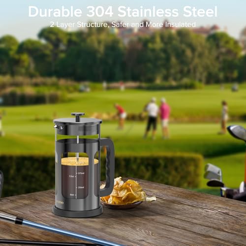 21 Ounce Stainless Steel French Press U7159