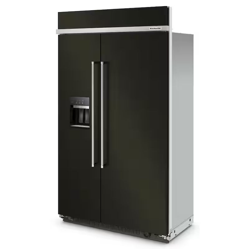 Black Stainless Steel Side-by-Side Refrigerator O593387