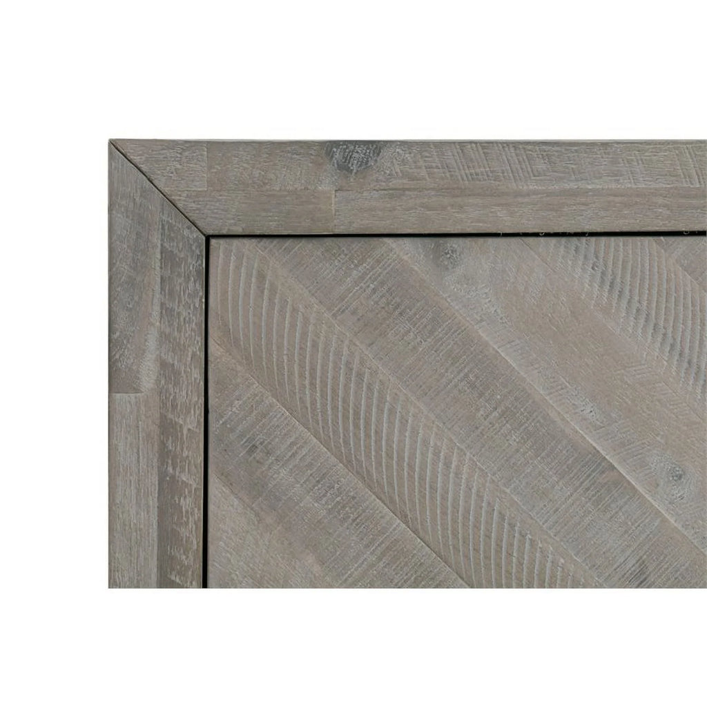 Gray Solid Wood TV Stand N51509