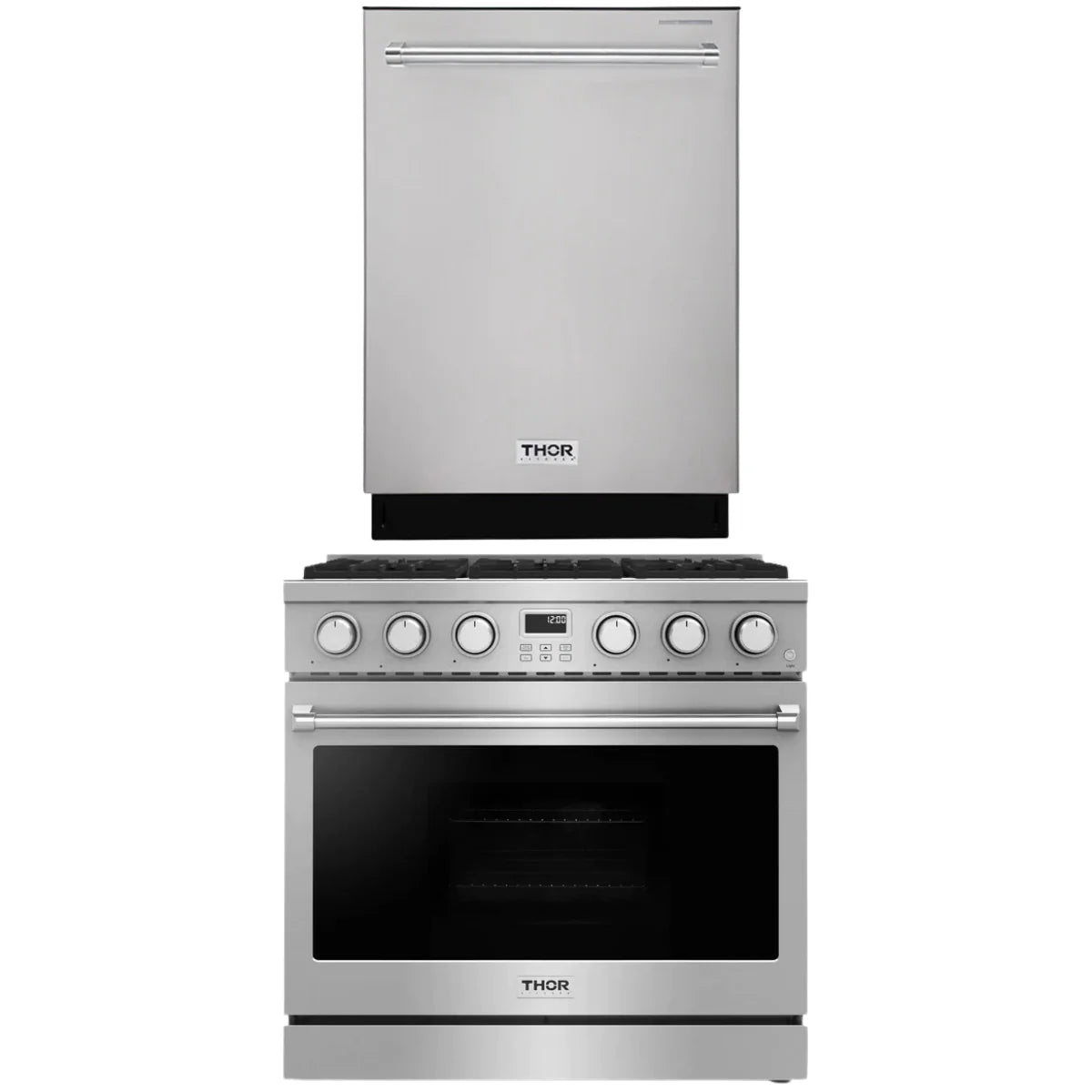 36 Gas Range and Dishwasher V84924