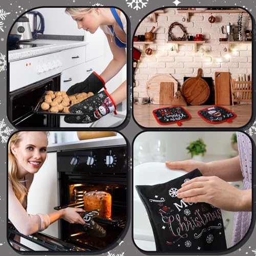 6 Pcs Christmas Kitchen Decor Set G86429
