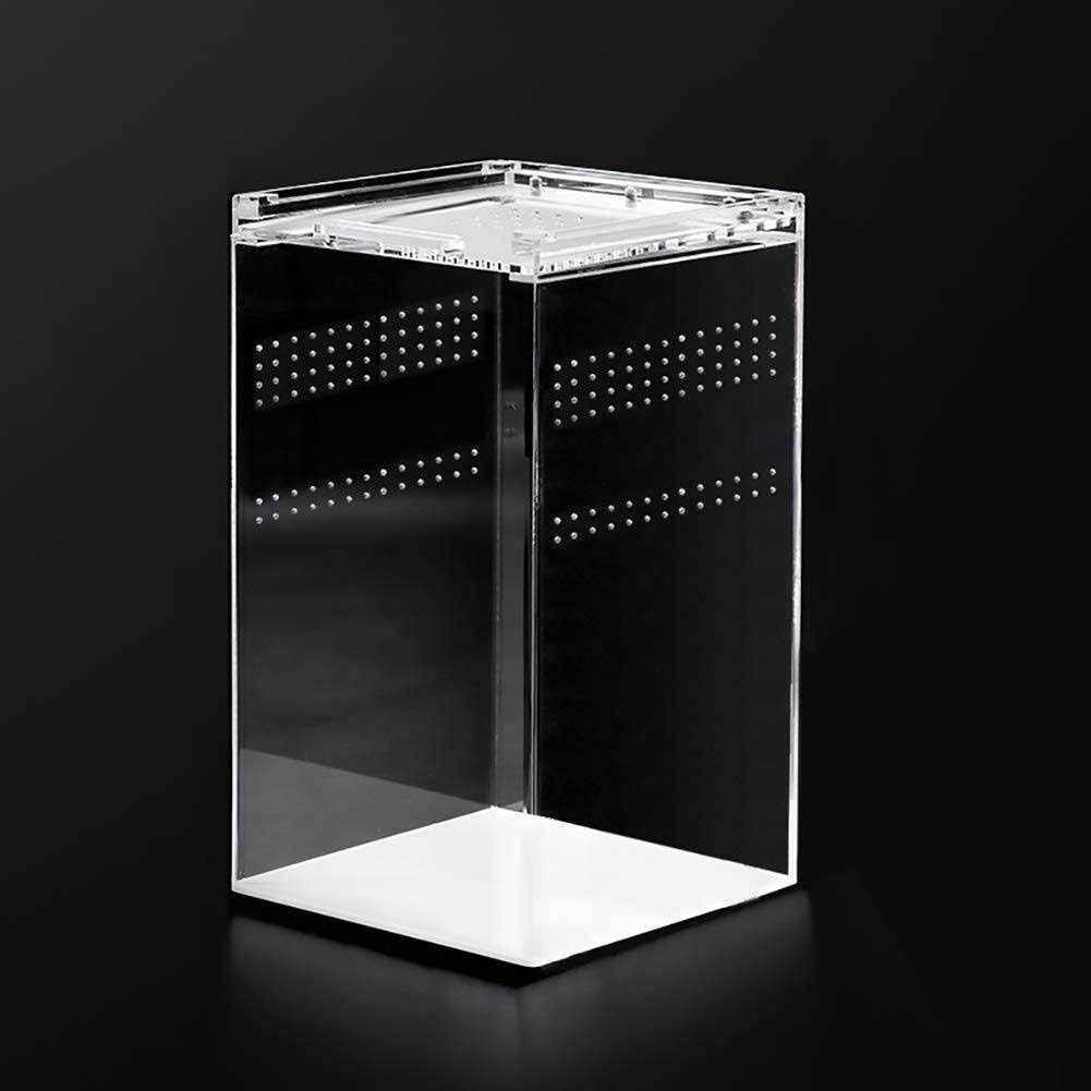 Magnetic Acrylic Reptile Cage 6x6x9 Tall Transparent Terrarium Tank W516935