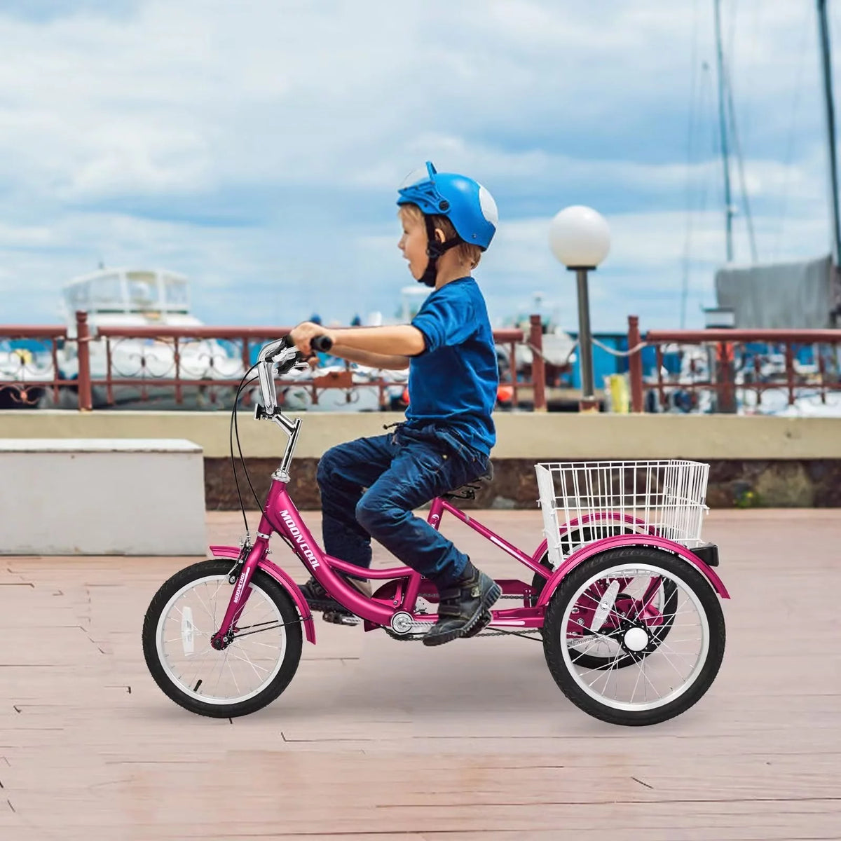 7 Speed Three Wheel Bike Cruiser Trike with Low-Step Through Frame U4627