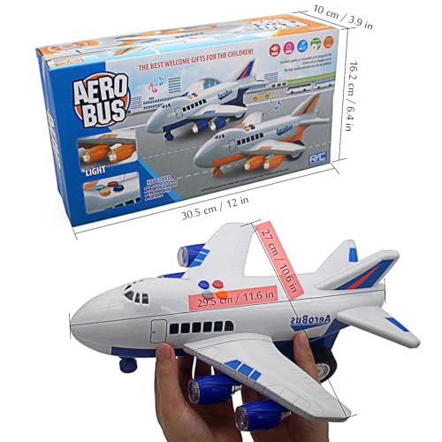 4CH RC Airplane Remote Control Toy (Blue) Y255916