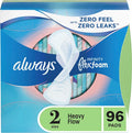 Unscented Feminine Pads with Wings 96 Count T83973