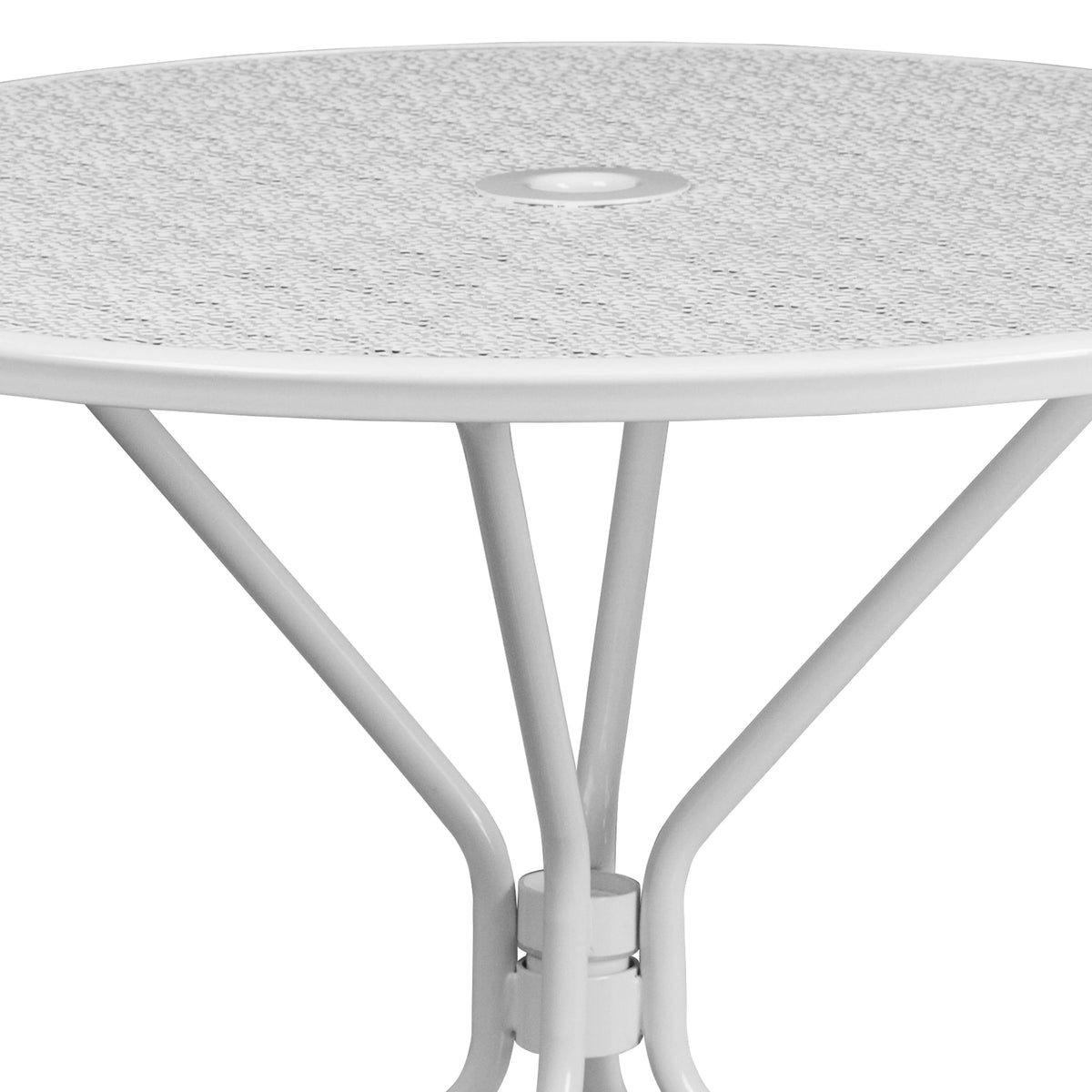 Gold Indoor-Outdoor Steel Patio Table U5391