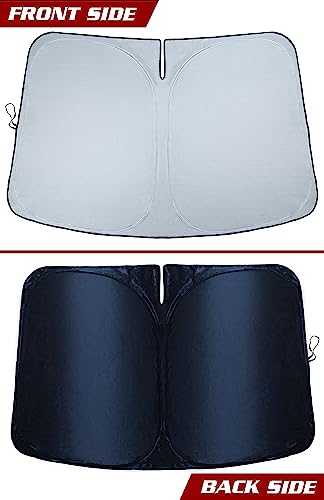 Foldable Car Windshield Sunshade 63 x 33.8 in D7264