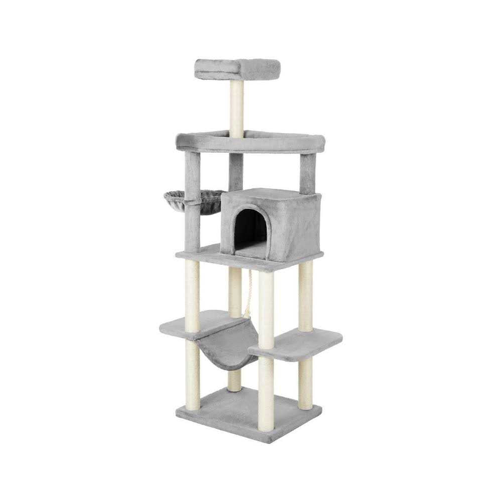 73-in Cat Tree with Hammock and Condo D7106