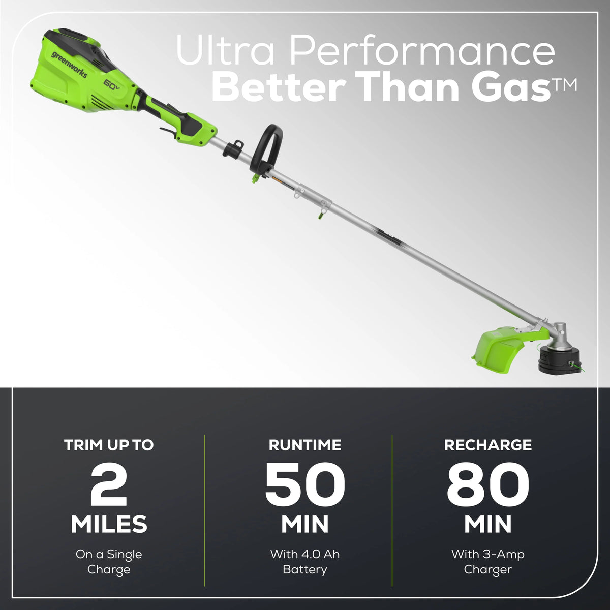 60V 16 String Trimmer with 4.0 Ah Battery & Charger V87246