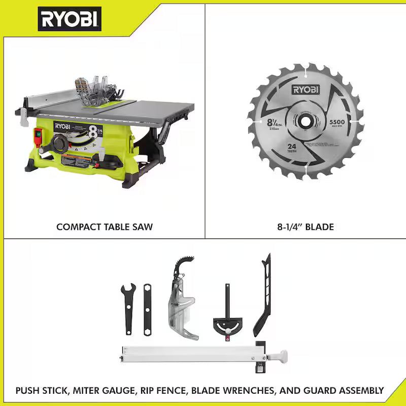 8-1/4 in. Corded Table Saw Q469331