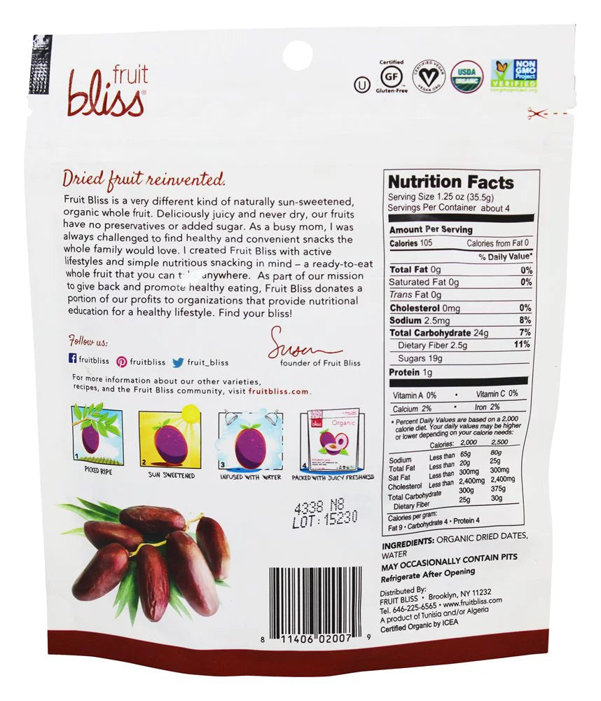 Organic Deglet Nour Dates, 5 Oz W948