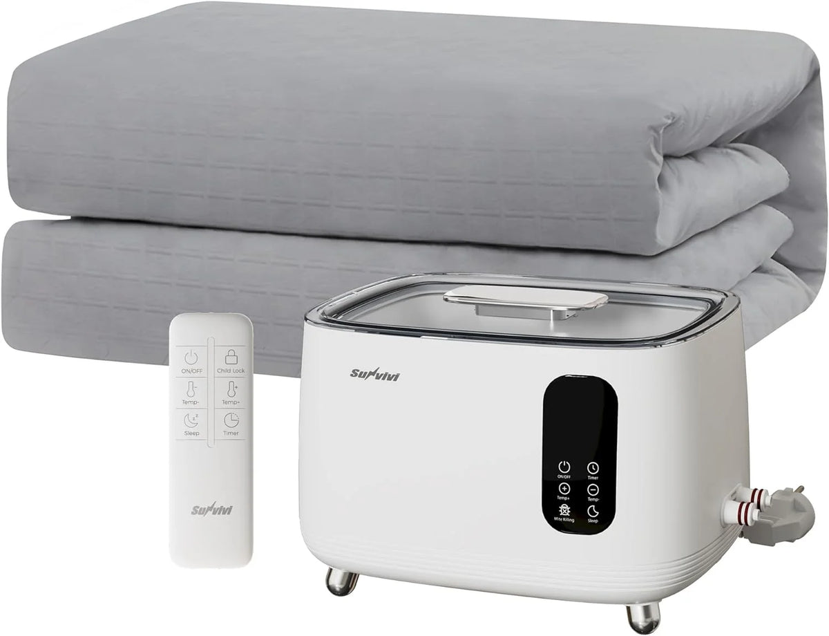 Water Heated Mattress Pad, 77" x 57" Machine Washable B80528