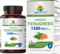 Organic Fenugreek 1500mg 300 Vegetarian Tablets A261