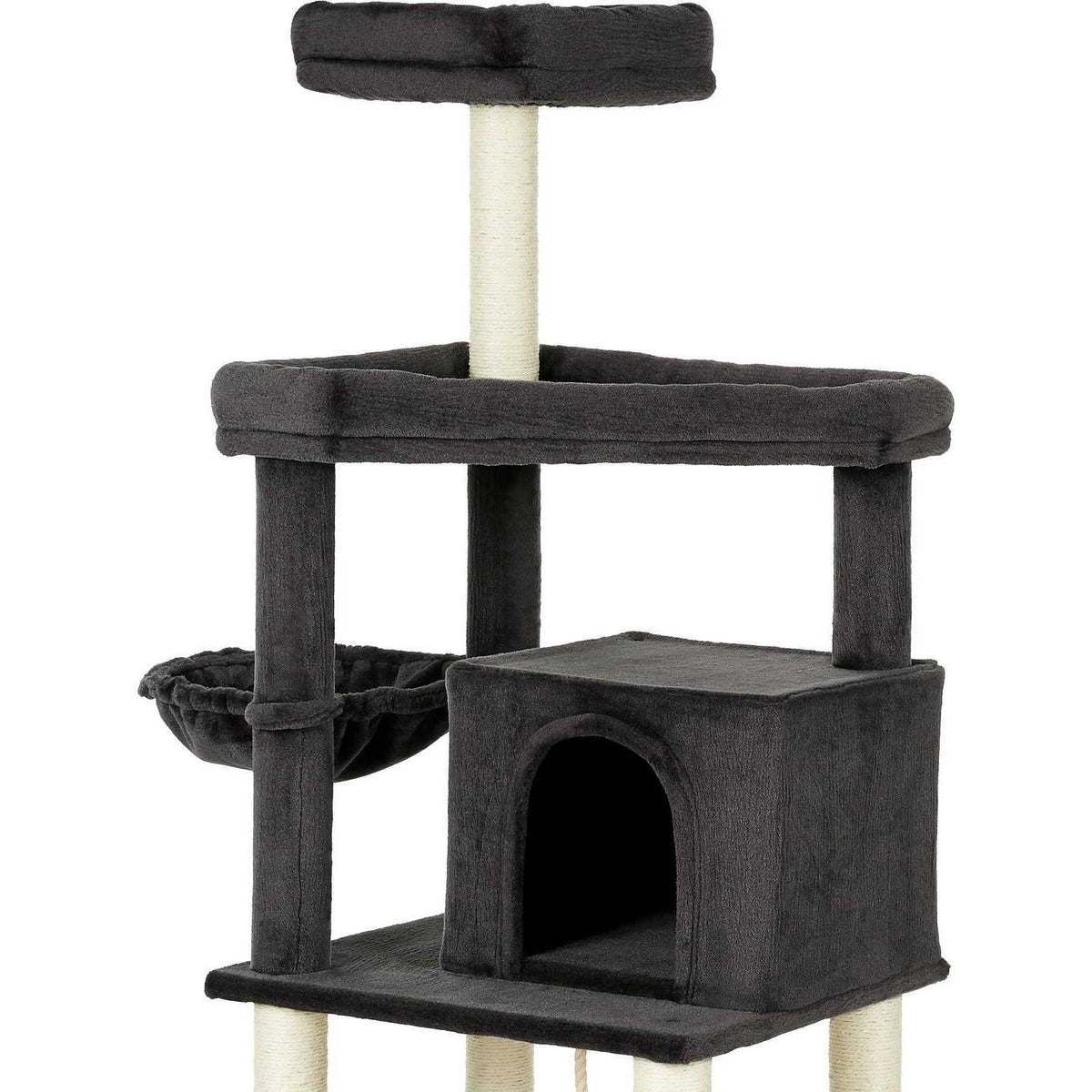 73-in Cat Tree with Hammock and Condo D7106