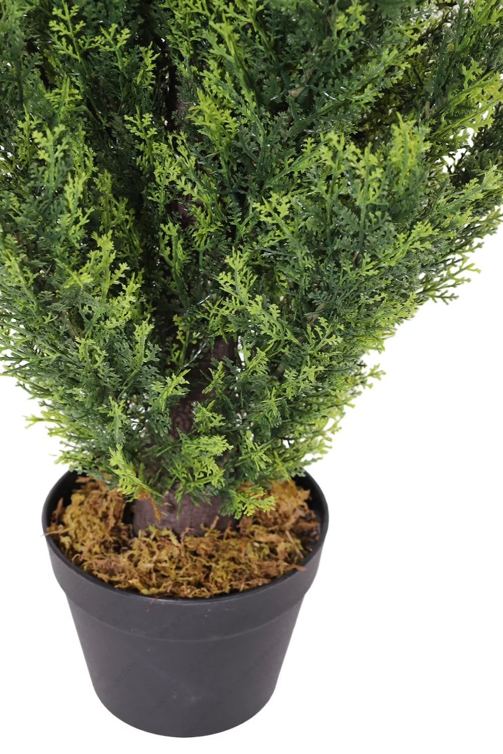 2 Pack 5 FT Artificial Cedar Topiary Trees H515