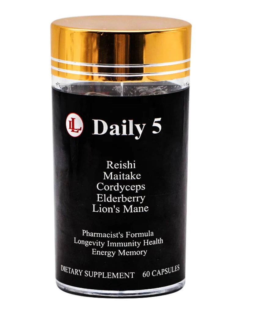 Antioxidants Reishi Maitake Cordyceps Lions Mane Elderberry Supplement I26970