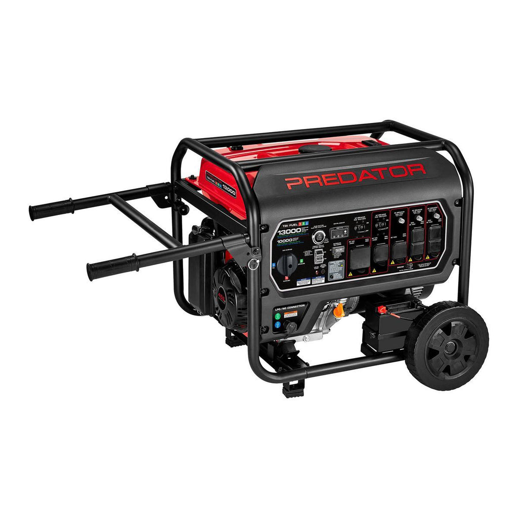 13,000 Watt Tri-Fuel Portable Generator with Remote Start C853