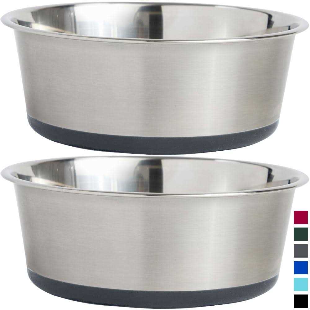 Stainless Steel Dog Bowl Set of 2 T9124