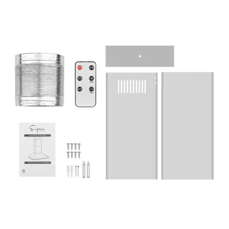 30 in. 380 CFM Ducted Wall Mount Range Hood in Stainless Steel W52276