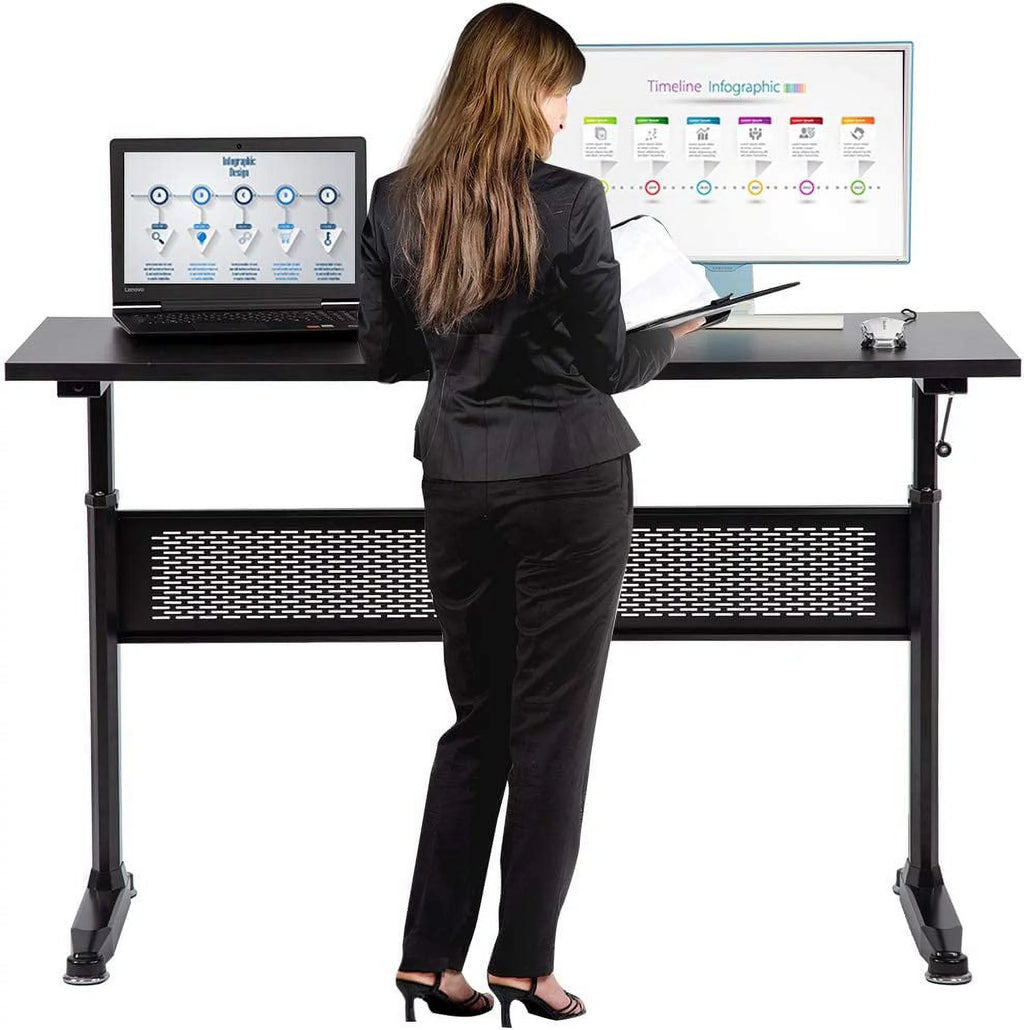 55In Electric Height Adjustable Standing Desk R8296