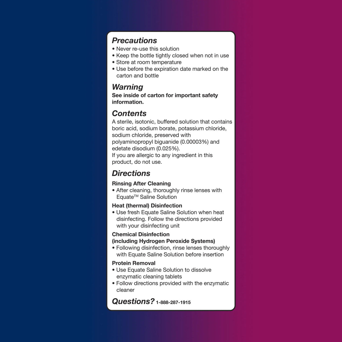 Saline Solution 12 fl oz 2 Pack K692358