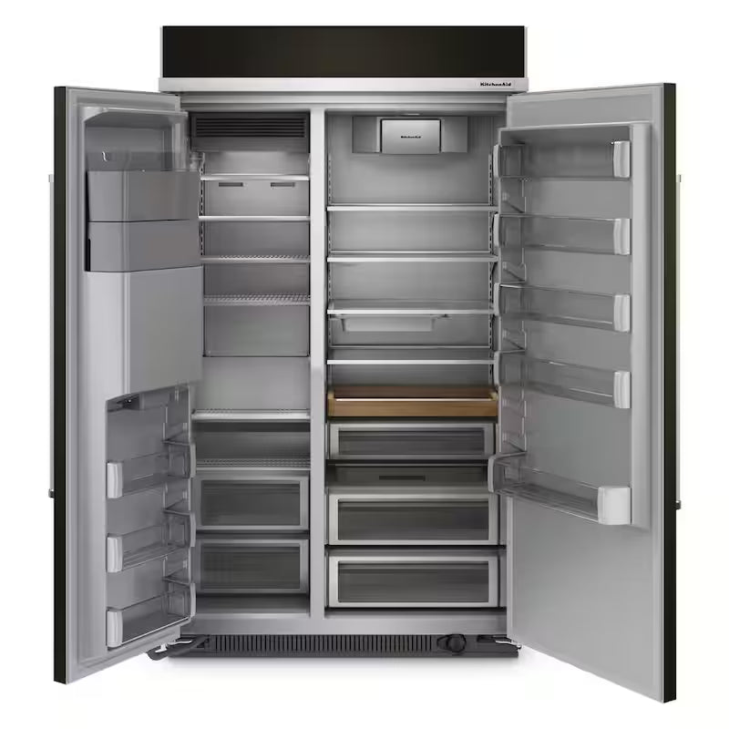 Black Stainless Steel Side-by-Side Refrigerator O593387