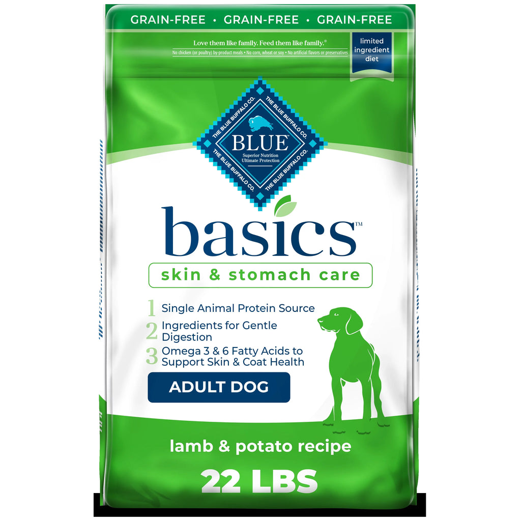 Grain-Free Lamb and Potato Dry Dog Food 22 lb V77078
