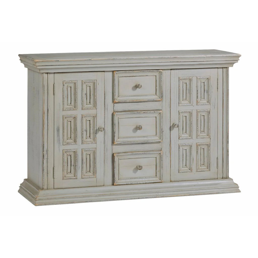 Antique Gray Wood Accent Credenza/Console O38706
