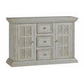 Antique Gray Wood Accent Credenza/Console O38706